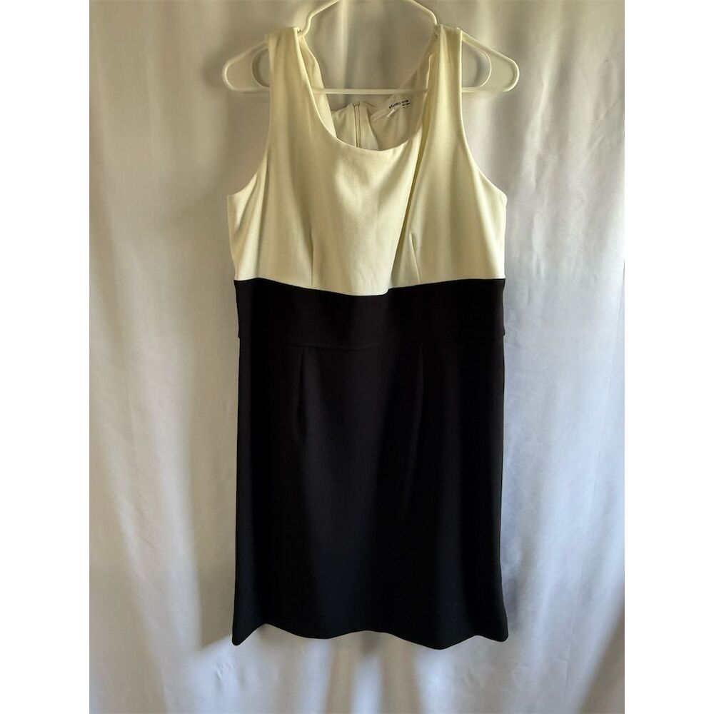 Studio One NY Women's Size 16 Sleeveless Colorblock Knee Dress